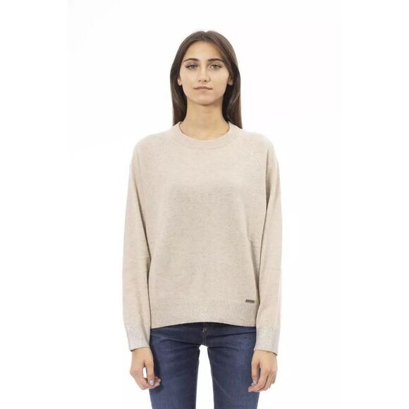 Baldinini Trend Light Blue Wool Women Sweater main image 0